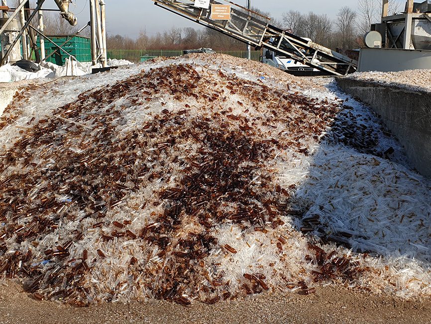 Bor-silikatno otpadno staklo