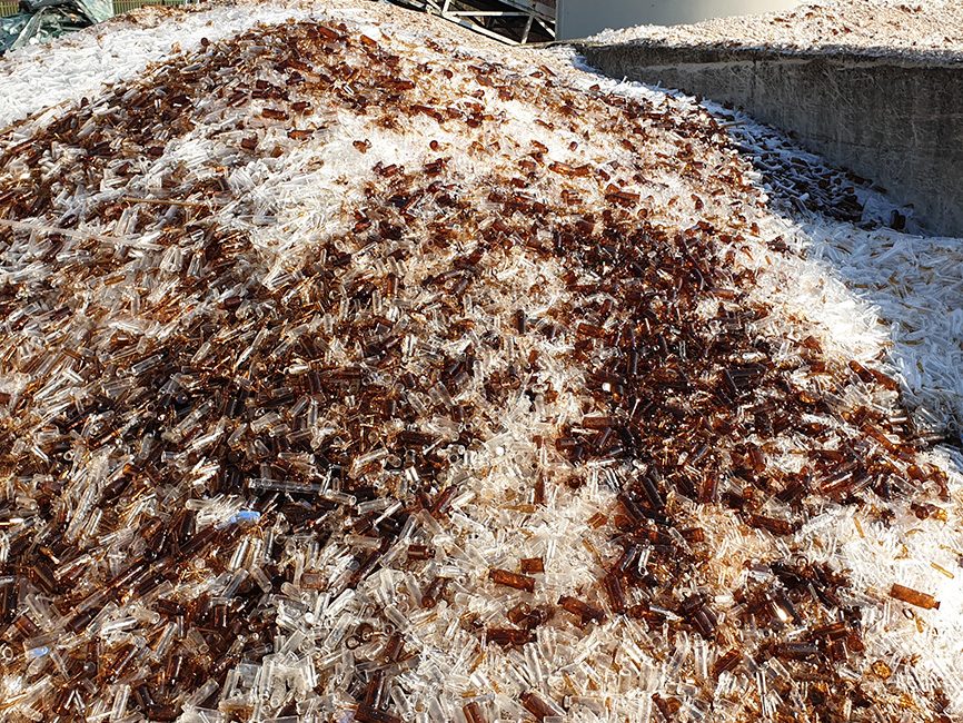 Bor-silikatno otpadno staklo