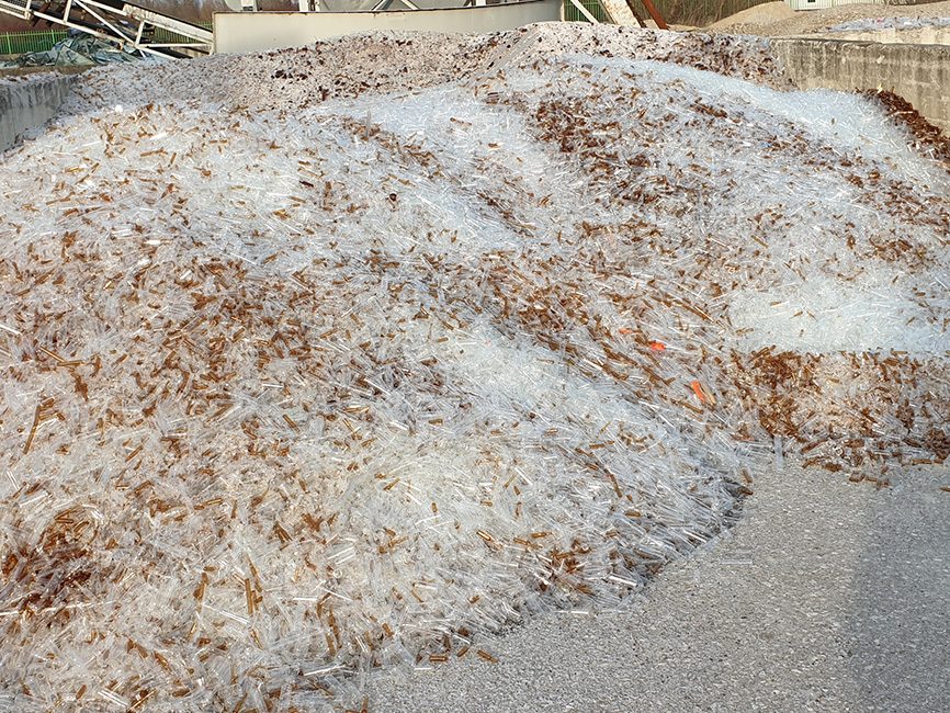 Bor-silikatno otpadno staklo