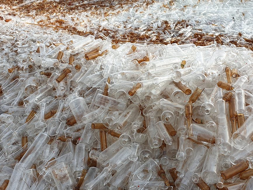 Bor-silikatno otpadno staklo