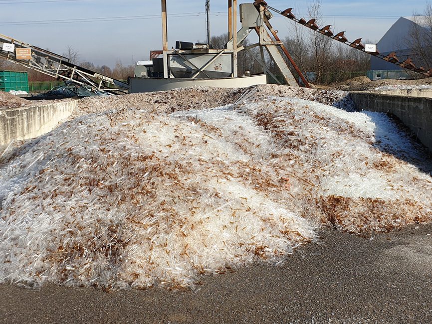 Bor-silikatno otpadno staklo