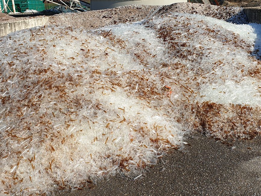 Bor-silikatno otpadno staklo