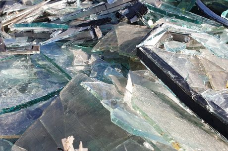 Otpadno staklo iz postrojenja za obradu otpada