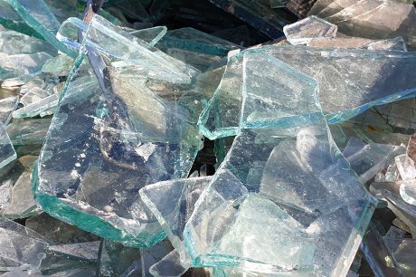 Otpadno staklo iz postrojenja za obradu otpada